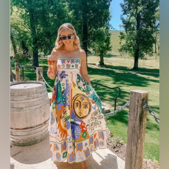 Alemais Linen Dress Size 6 NWOT - Picture 5 of 13